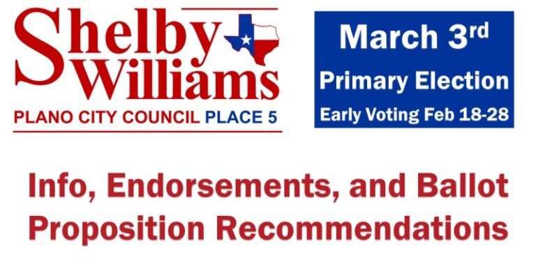 March 3rd Republican Primary