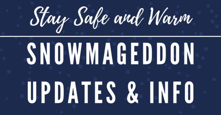 Snowmageddon Updates and Info