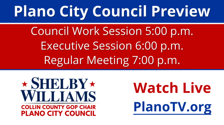 Plano City Council Preview - Shelby Williams