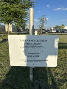 Old Buckner Cemetery Rededication