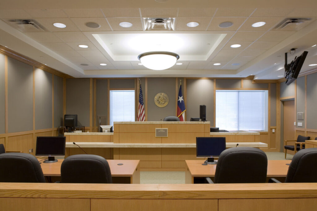 Collin County courtroom